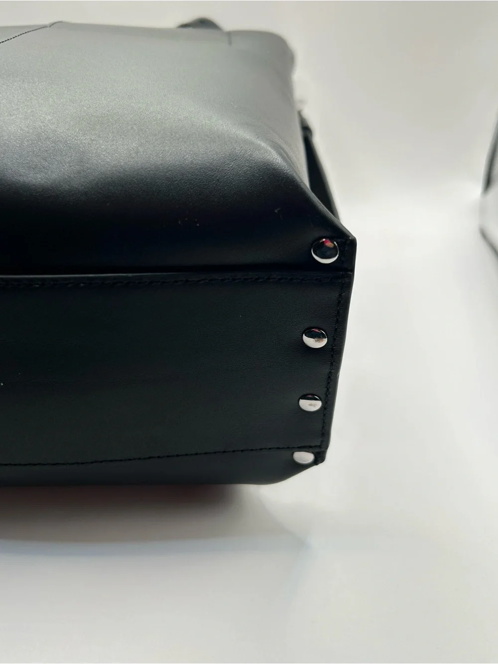 All Saints Black Miro Leather Bucket Shoulder Bag